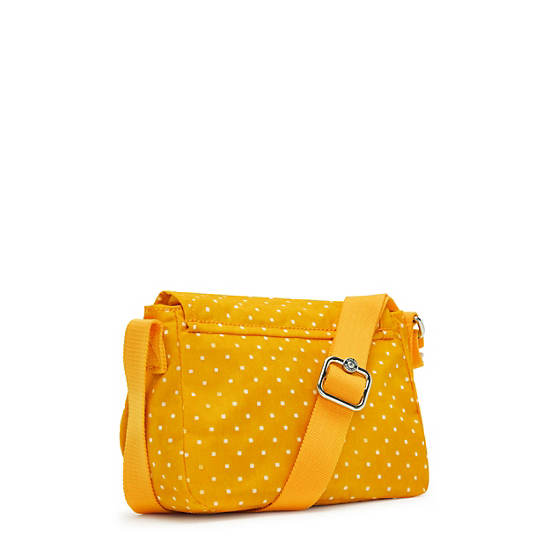 Kipling Sabian Classic Printed Crossbody Mini Bag Soft Dot Yellow | CA 1339AH